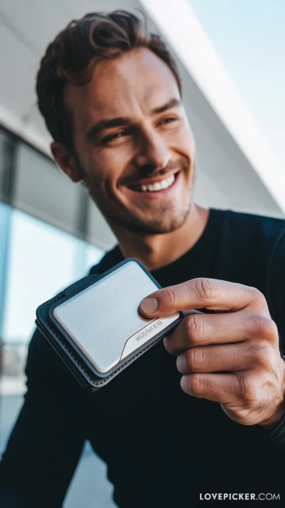 A sleek minimalist wallet