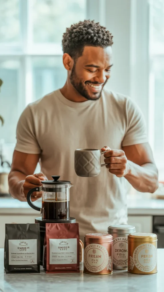 Artisan Coffee Subscription or Premium Tea Set