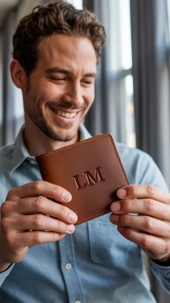 Personalized Leather Wallet
