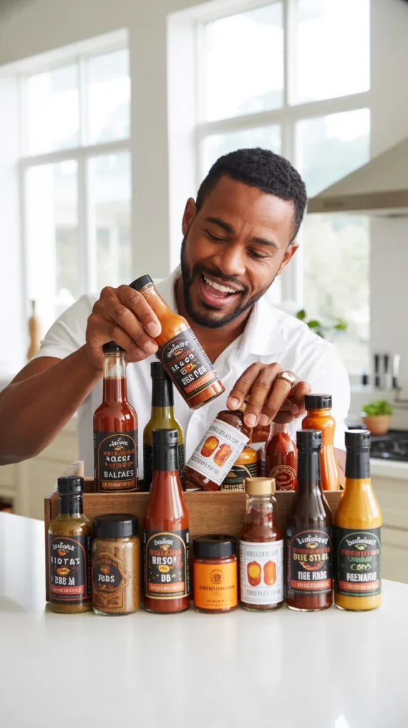 Gourmet Hot Sauce or BBQ Gift Set