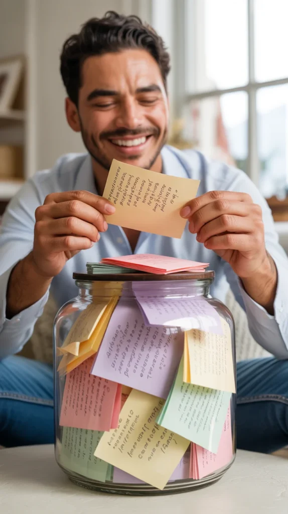 Memory Jar with Love Notes