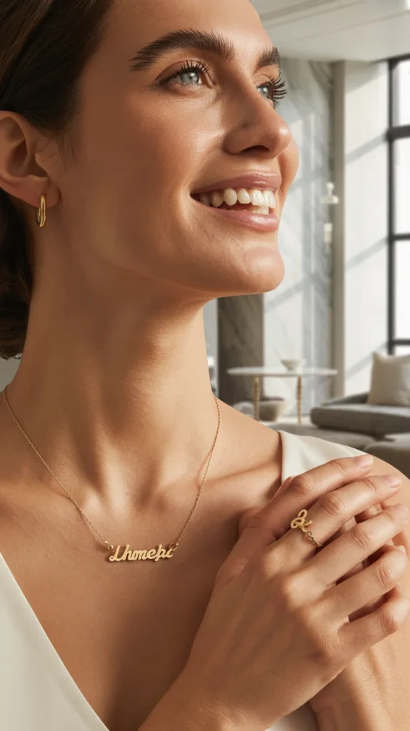 Personalized Jewelry with Her Initials