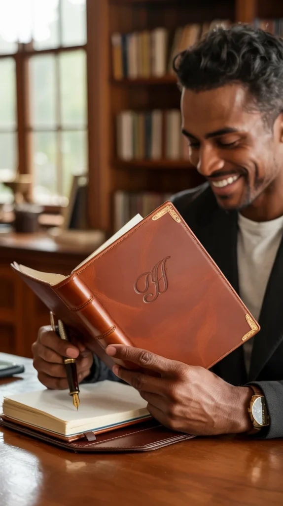 Personalized Leather Journal or Notebook