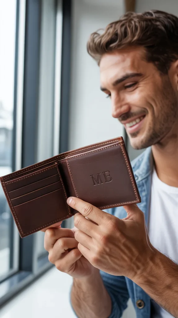 Personalized Leather Wallet
