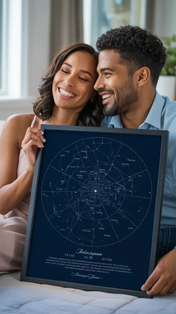 Personalized Star Map of Your Special Date
