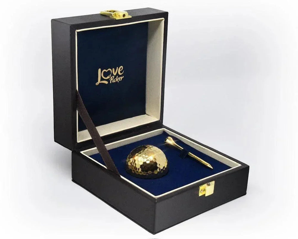 24K Gold Golf Ball from LovePicker