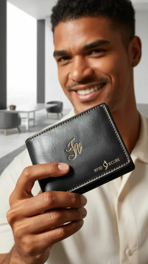 Customized Leather Wallet or Cardholder