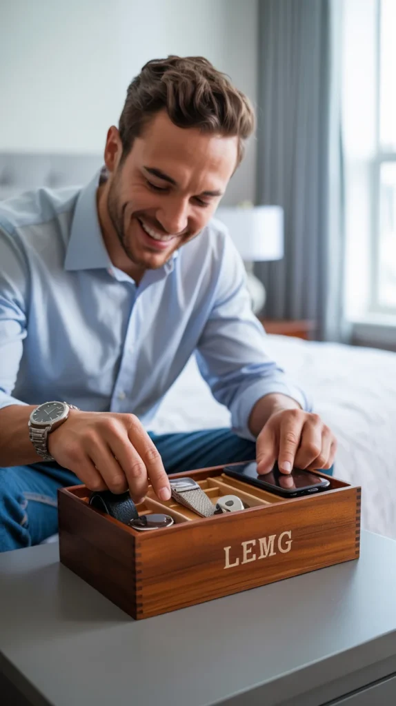 Personalized Watch Box or Valet Tray