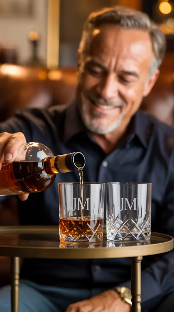 Premium Whiskey Glasses with Engraving