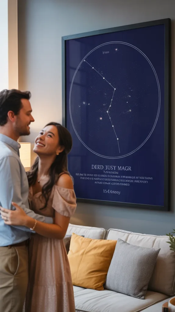 Custom Star Map of Your Special Night