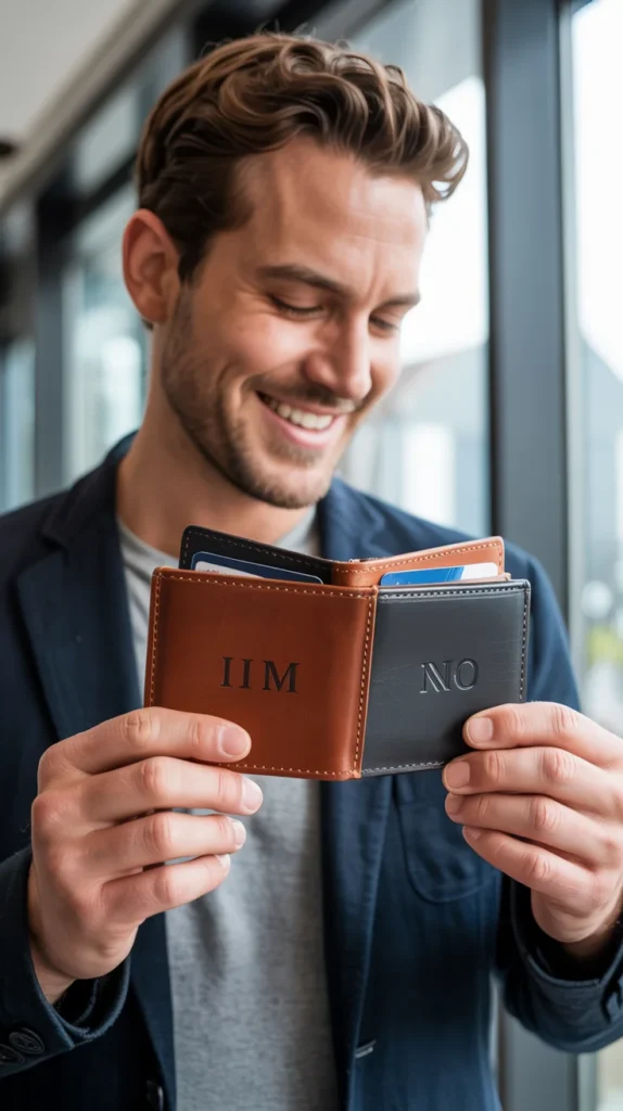 Personalized Leather Wallet